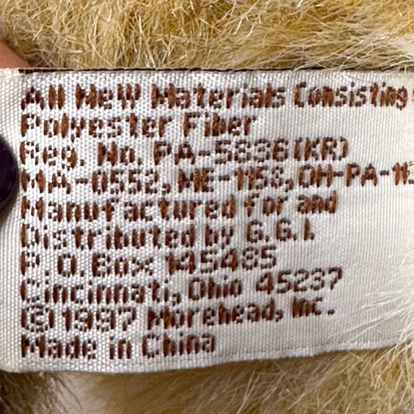 Morehead Collection Endangered Youguns 1997 Tiger Cub Stuffed Animal Cat plush - Picture 8 of 8